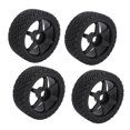 thumbnail image 4 of 4 Pcs Pneus de Course RC Rally 17mm, Pneus en Plastique à la Mode Jantes de Remplacement, 4 of 7