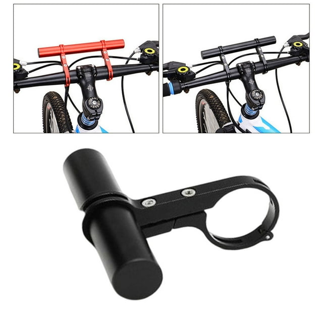 Bike Handlebar Extender Handle Bar Extended bike handlebar extender Bracket Extension Alloy Holder Mount, Black, 10cm, Extended Bracket