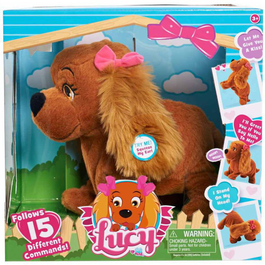 New Club Petz Lucy The Dog Singing Backpack 