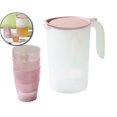 thumbnail image 1 of Dvruxg Pichet d'Eau Froide Isolé - Distributeur d'Eau Chaude et Froide pour Réfrigérateurs - Parfait pour Rafraîchir et Servir des Boissons Rafraîchissantes, Bouilloire de Rangement avec Tasses d'Eau Froide, 1 of 5