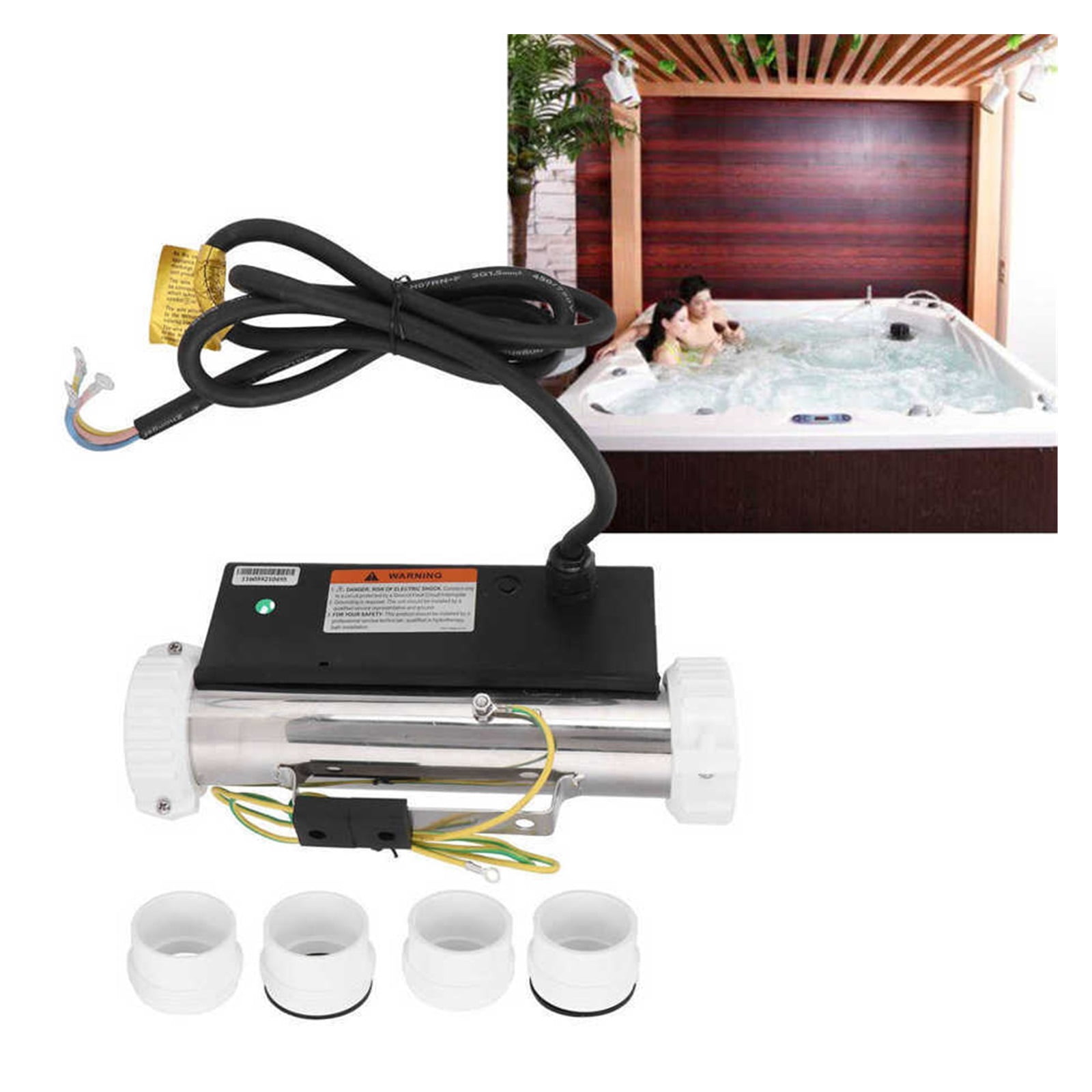 3KW Massage Bathtub Heater SPA Thermostat Circulating Heating Equipment Hot And Cold Tubs For Swimming Pool & Bath SPA ,Quiet Operation
