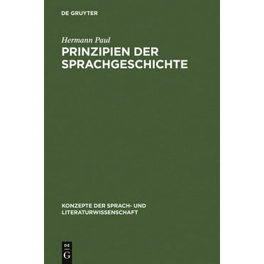Prinzipien Der Sprachgeschichte (Hardcover)