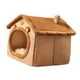 thumbnail image 5 of Casa cueva para mascotas, perros y gatos, base antideslizante para cachorros, extraíble, acogedora, de dibujos animados, semitransparente 45cmx40cmx45cm, 5 of 9