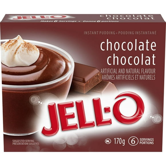 Jell-O Chocolate Instant Pudding Mix, 170g