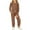 Brown, variant on LFEOOST Girls Fall Clothing Sets Stylish Ruffled Tops and Pants with Pockets Clothing Sets 2 Piece Outfits Size 4-13 Years Old Black 8 Years