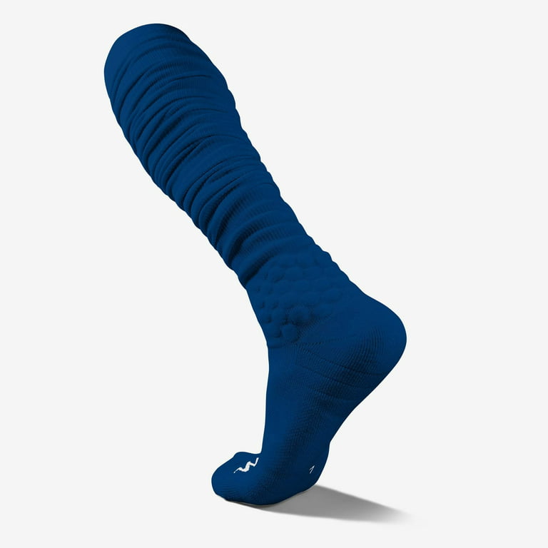 We Ball Sports Scrunch Football Socks, Extra Long Padded Sports Socks for  Men & Boys (Red, XL)