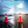 thumbnail image 5 of 12 Cones 12.8 * 12.8 * 26.57inch Safety Cones Elements Cones Traffic Cones, Multi-Functional Warnings Waterproof And Sunproof Unafraid Of The Rain, for Music Festival Crowd Routing, 5 of 9