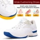 thumbnail image 4 of FitVille-zapatos de tenis para mujer, zapatillas de entrenamiento profesional, resistentes, antideslizantes, absorbentes de sudor para pies hinchados, soporte para arco, 4 of 5