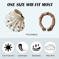 thumbnail image 2 of Sombrero de copa vacío ajustable con circunferencia de 56-60 cm, sombrero de playa de verano para mujer, sombrero de protección solar plegable, 2 of 5