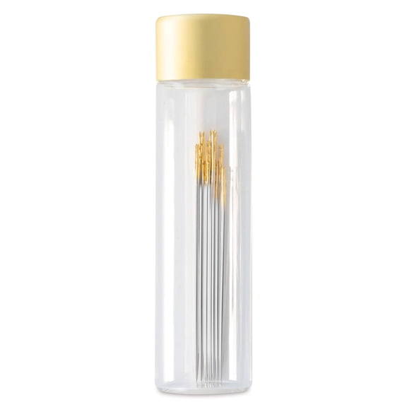 Dritz Gold-Eye Easy Threading Needles - Pkg of 12