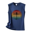 thumbnail image 6 of Hpapadks Womens Tank Top Casual Sunset Graphi Tanks Hiking Sleeveless Tees Shirt Vest Camisole Tops for Women Navy M, 6 of 6