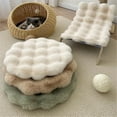thumbnail image 5 of Round pet cushion, cat cushion, round cushion, cosmetic stool cushion, 40x40 cm (diameter 15.7 inches), plush dog nest cushion, 5 of 17
