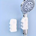 thumbnail image 3 of SNNROO 1pc Silicone Shower Bracket Relocatable Suction Cup Shower Head Holder Wall Mount Removable Handheld Showerhead Holder Wall Rack Stand Without Drilling Adhesive Mount Bracket For B, 3 of 5