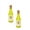 Yellow, variant on Silly Squeaker Wine Bottle Grrrobert Slobbery Durable Squeaky Vinyl 2-Pack Dog Toy