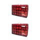thumbnail image 1 of Cateissary 100Pcs Christmas Ball Ornaments Tree Decoration  Festive Engagement Rojo 100 piezas 2piezas, 1 of 1