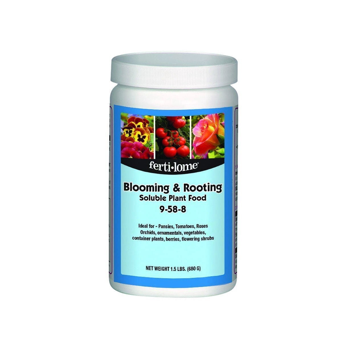 Fertilome Blooming & Rooting Soluble Plant Food 9-58-8 - 1.5lb