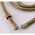 thumbnail image 3 of Manguera de ducha de repuesto universal de acero inoxidable Cromado antitorceduras —Dorado, 3 of 4