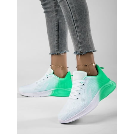 

Ombre Lace-up Front Running Shoes Women‘s Footwear