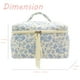 thumbnail image 4 of Bolsa de maquillaje PAZIMIIK, funda de viaje acolchada grande de algodón, azul, 4 of 6