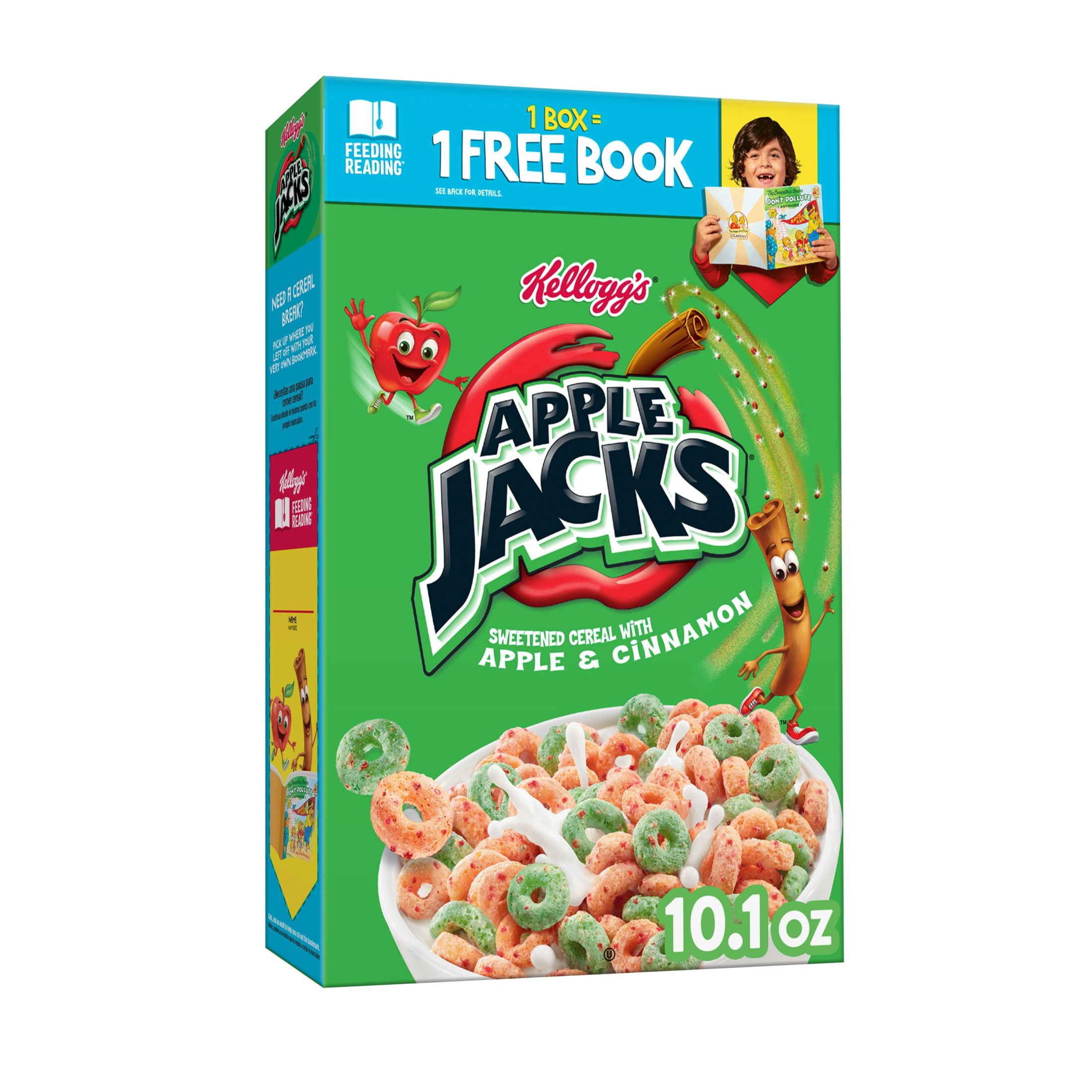 Kellogg's Apple Jacks Original Breakfast Cereal, 10.1 oz