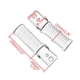 thumbnail image 3 of Baohd Repose-Pieds Arrière Universel pour Moto, 3 of 6