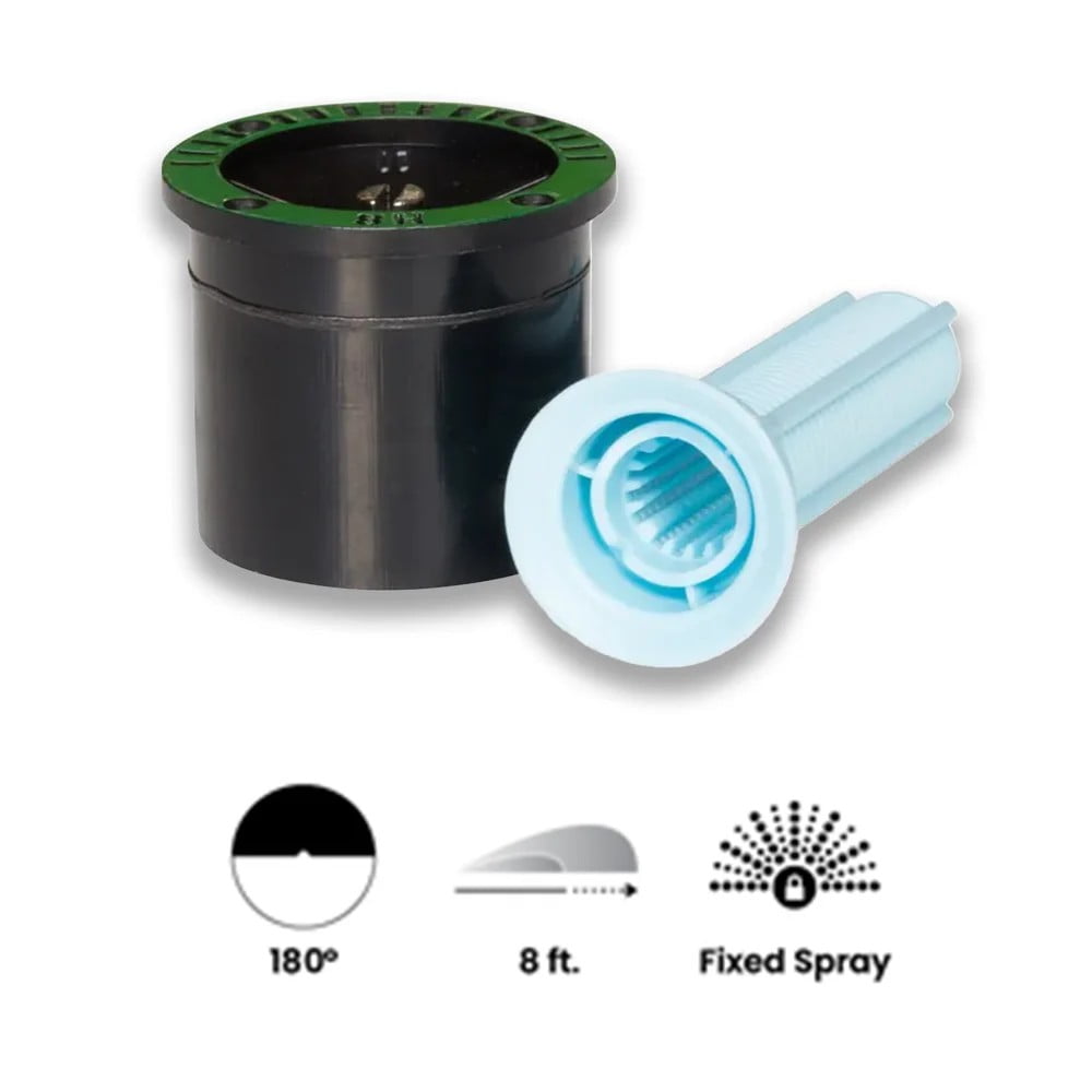 (25) Rain Bird 8H 8' Half-Circle (180°) MPR Sprinkler Nozzles for 1800 Series Heads