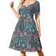 thumbnail image 1 of Vestido de manga corta Flores y STEM vestidos cortos Vestidos atrevidos Vestido, 1 of 7