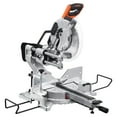 thumbnail image 4 of 12-Inch Sliding Compound Miter Saw, 15 Amp Corded Motor, Double Bevel, 60-Tooth Blade for Woodworking, 4 of 11