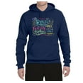 thumbnail image 2 of God Grant Me Serenity Courage and Wisdom Prayer Faith Inspirational/Christian Unisex Graphic Hoodie Sweatshirt, Navy, Large, 2 of 3