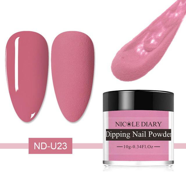 NICOLE DIARY, polvo de inmersión de uñas de Color, secado Natural, sin lámpara, pigmento de decoración artística, brillo de Gel DIY, inmersión acrílica francesa Tan Jianjun unisex