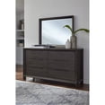 thumbnail image 3 of Bowery Hill 6 Drawer Solid Wood Dresser in Basalt Gray, 3 of 9