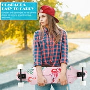 31 Inch Longboard Skateboard Completed for Hybrid, Freestyle, Carving, Cruising, T-TOOL Included