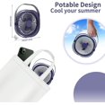 thumbnail image 2 of Ventilador USB, mini ventilador de mesa, ventilador silencioso de 3 velocidades, ventilador USB recargable portátil, ventilador para oficina, viajes, hogar TUNC Sencillez, 2 of 5