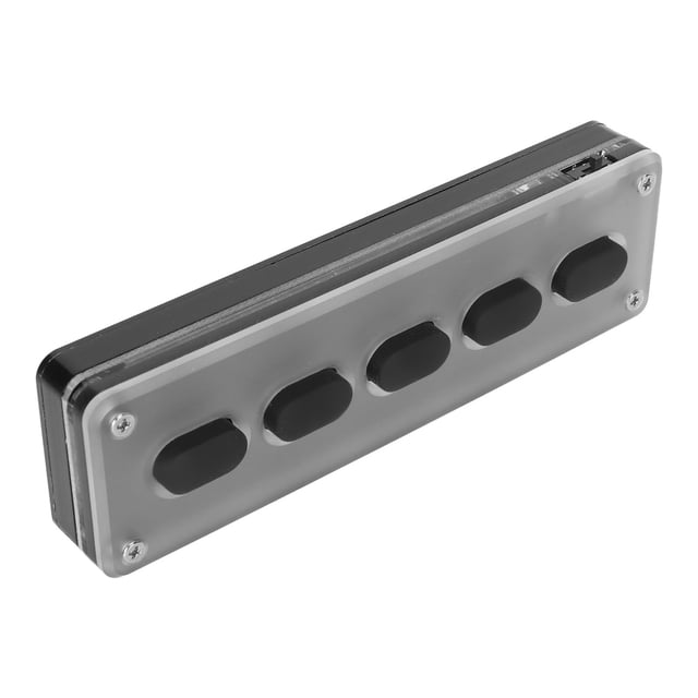 Teclado Silencioso, Teclado Programable De 5 Teclas Conexión De Modo Dual Teclas De Silicona Programables DIY Ampliamente Utilizadas Para Medios Para Música