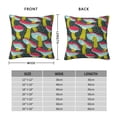 thumbnail image 2 of Pofeuu Green Mushroom Print Double-sided plush pillowcase Square Throw Pillow Covers Pillows Cover for Living Room Bedroom Sofa Couch Cushion Cover（No pillow core）-26"x26", 2 of 7