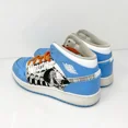 thumbnail image 5 of Ni - ke Ni - ke Boys Air Jordan 1 Mid DR6492-100 Blue Basketball Shoes Sneakers Size 7Y, 5 of 5