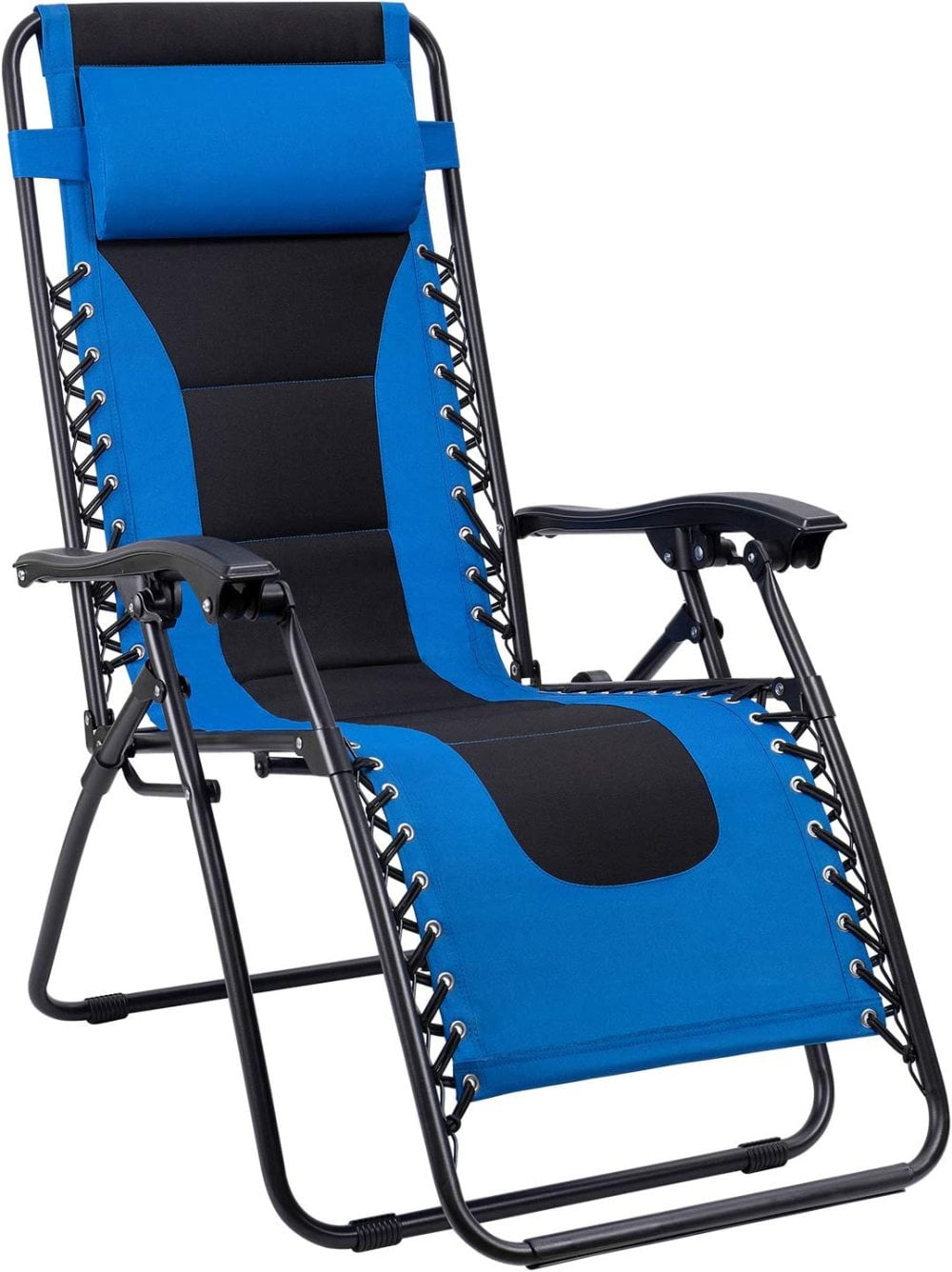 JayDAYon Patio Zero Gravity Chair Outdoor Oversize Padded Recliner