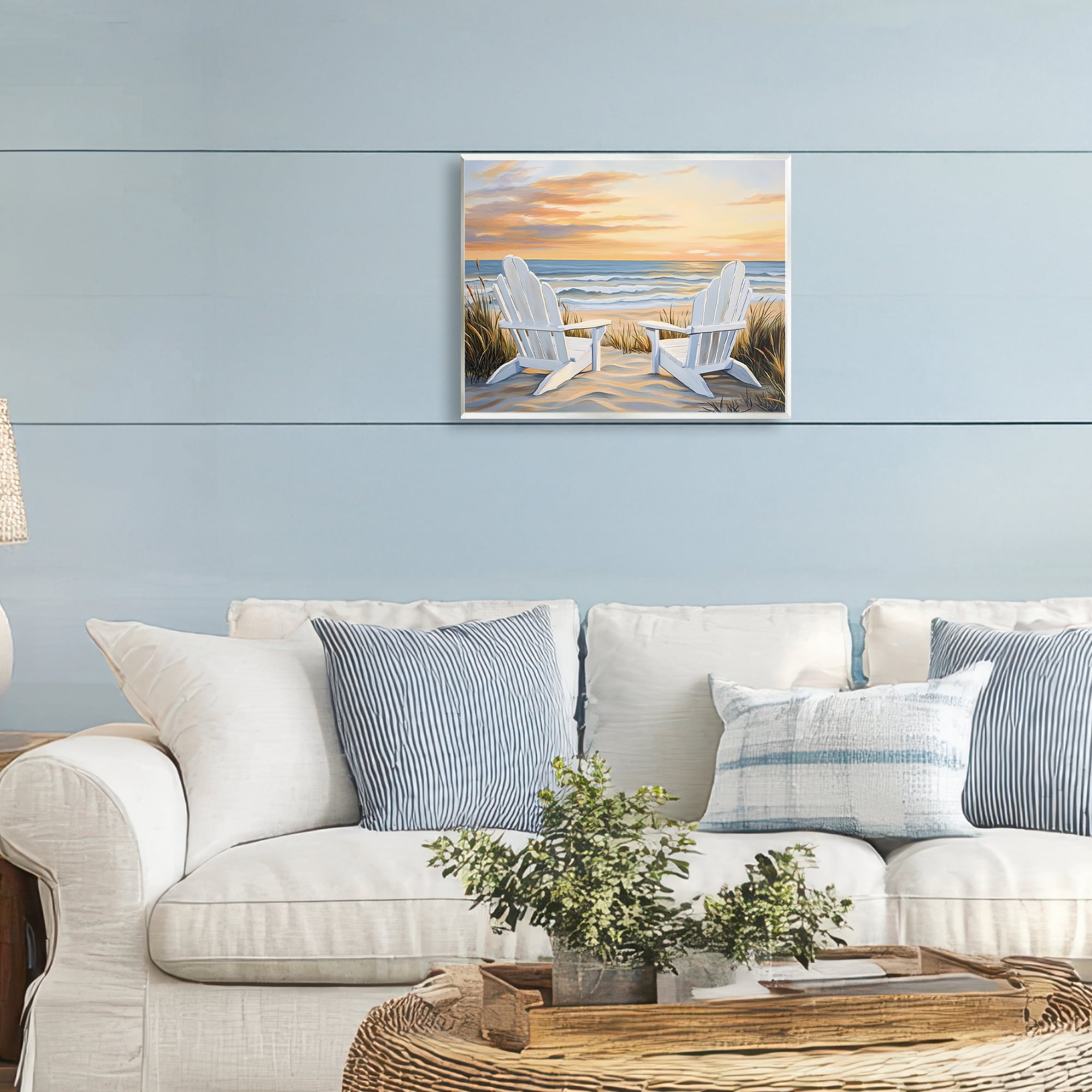 Stupell Industries Wave Watching Spot at Sunset Wall Plaque Art, design by Petal Prints Design