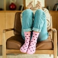 thumbnail image 2 of Couver Women's Patterned Crew Socks, 6-Pack, elegant HEART, Size 9-11, 2 of 5