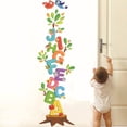 thumbnail image 2 of Coofit Height Chart Wall Decal Adhesive Letter Wall Sticker Cartoon Room Decal for Kids, 2 of 10