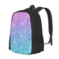 thumbnail image 1 of Balery Multicolor Glitter Mochila para hombre y mujer - Tela Oxford 600D resistente - Gran capacidad, resistente al agua, ideal para la escuela, viajes y senderismo, 1 of 6