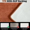thumbnail image 4 of Yafa Home Fashion 1 Piece Solid Microfiber Soft Bathroom Rug , Non-Slip TPR Backing, 4 of 6