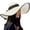 Beige, variant on Women's Wide Brim Sun Hat Beach Hats For Big Straw Summer Hat Floppy Foldable Roll Up Cap Visor Cap