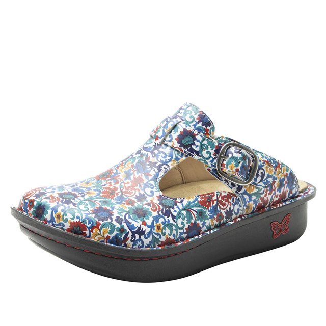 Zueco Alegria Classic Primary Party Leather para mujer, 14 m, EE. UU.