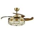 thumbnail image 4 of 36" LED Chandelier Tiffany Ceiling Light FanCeiling Lamp W/Remote Control, 4 of 14