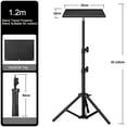 thumbnail image 1 of Support de Trépied Réglable 55/120/160Cm et Plateau de Montage pour Projecteur Ordinateur Portable, 1 of 8