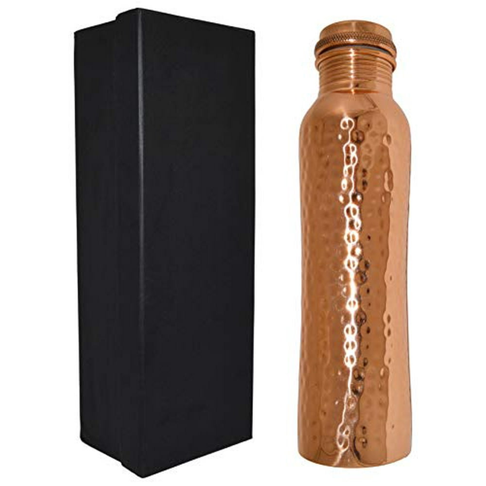 30 Ounce Pure Copper Drinking Vessel in Elegant Gift Box, Hammered