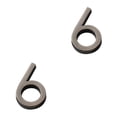 thumbnail image 2 of bedienty Office Plastic 3D Door Signs Indoor Address Plaques Plate Meeting Room Number 6 2Set, 2 of 6