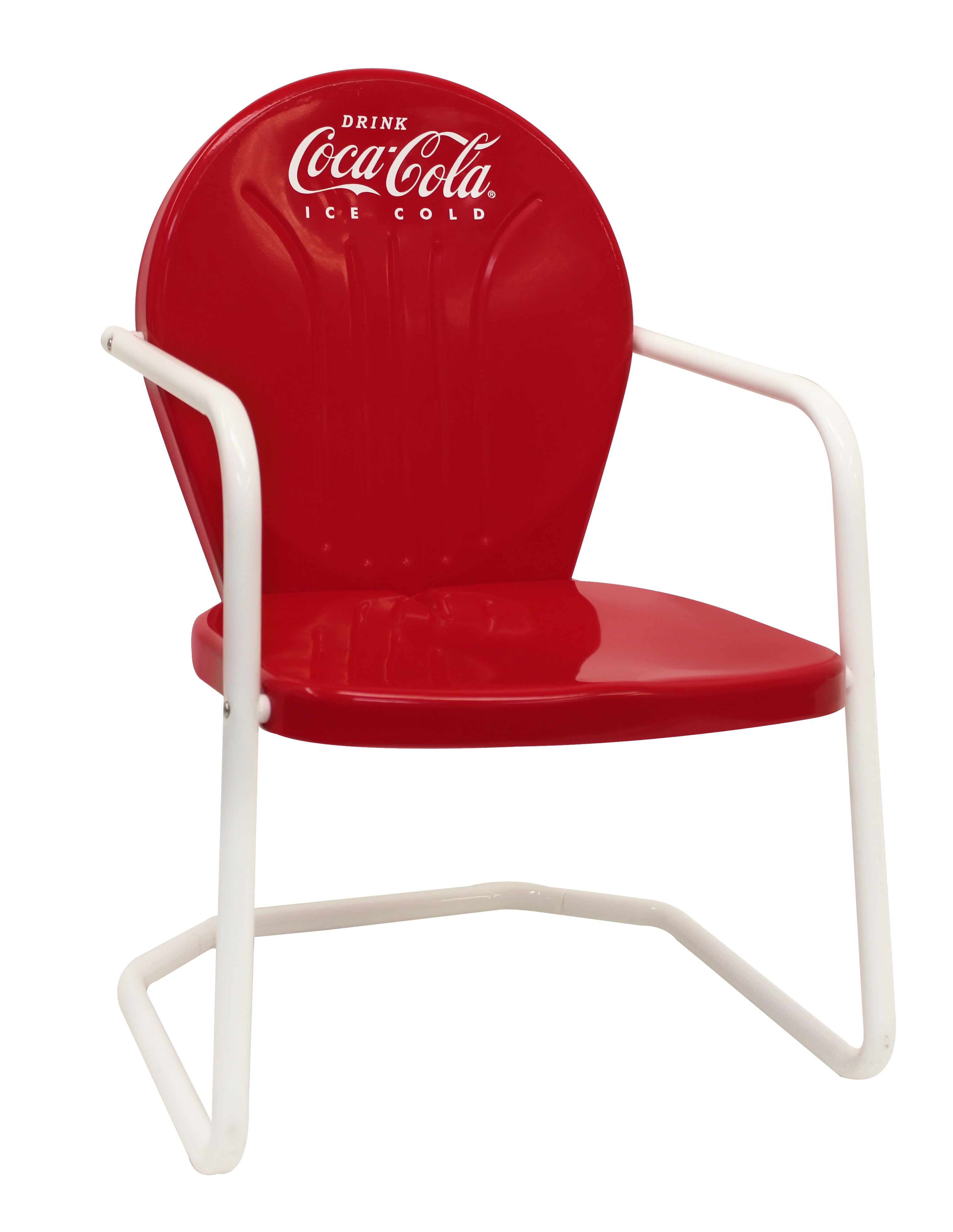 Leigh Country CP 98015 Metal Coca-Cola Adult 3 Pc Bistro Set Red