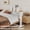 Natural wood color, variant on Gaderth Adjustable Height Overbed Table with Wheels, Small Rolling Laptop Desk with Tilting Desktop, Portable Mobile Computer Workstation for Home Office